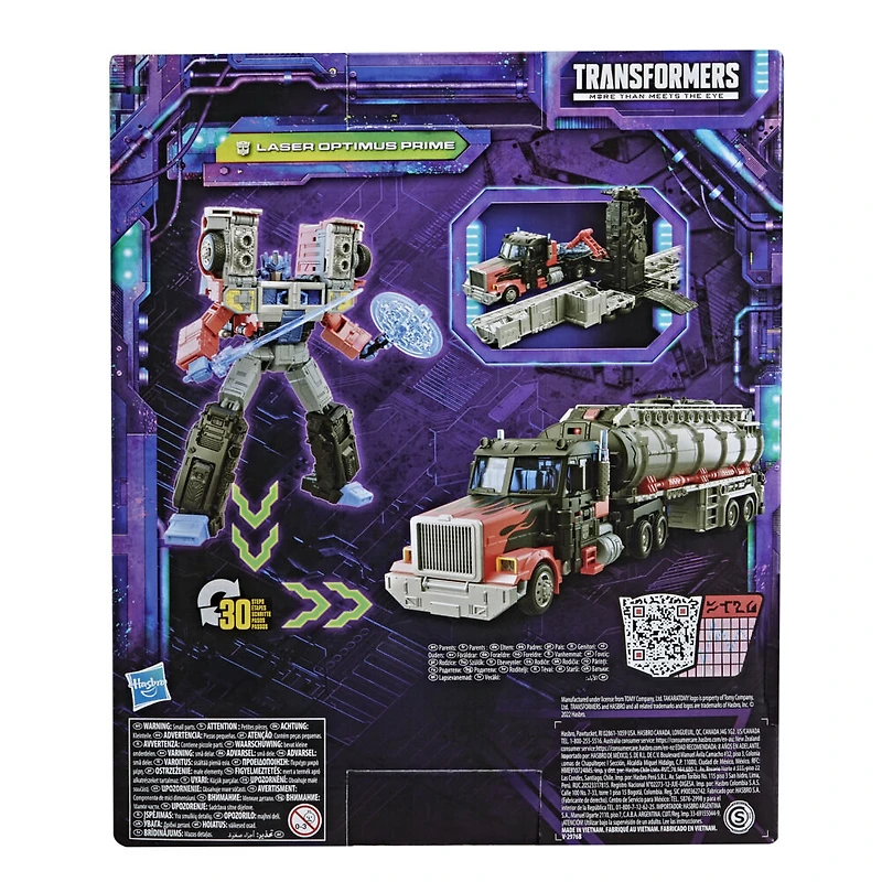 Transformers Generations Legacy Series, figurine Laser Optimus Prime classe Leader de l'univers G2