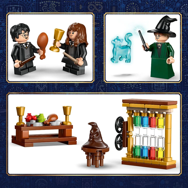 LEGO Harry Potter Hogwarts Castle: Sorting Hat Ceremony Building Toy for Boys, Girls, & Kids - 76460