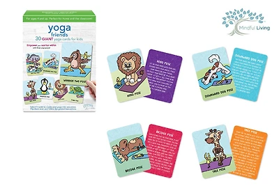 Mindful Living Yoga Friends Cards - Édition anglaise