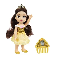 Disney Princess - Petite poupée Belle de 6 pouces avec corsage moulé pailleté 