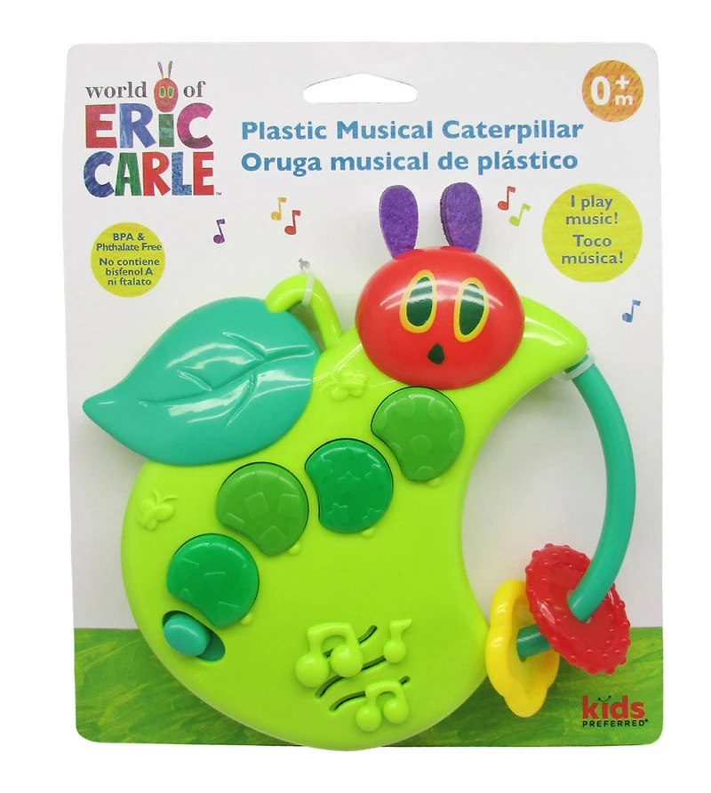 La Chenille Très Affamée en Plastique Musical