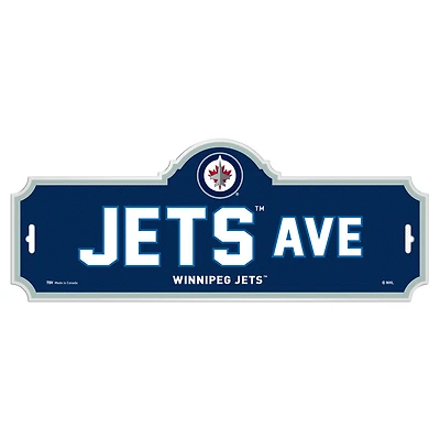 Plaque de rue des Winnipeg Jets de la LNH