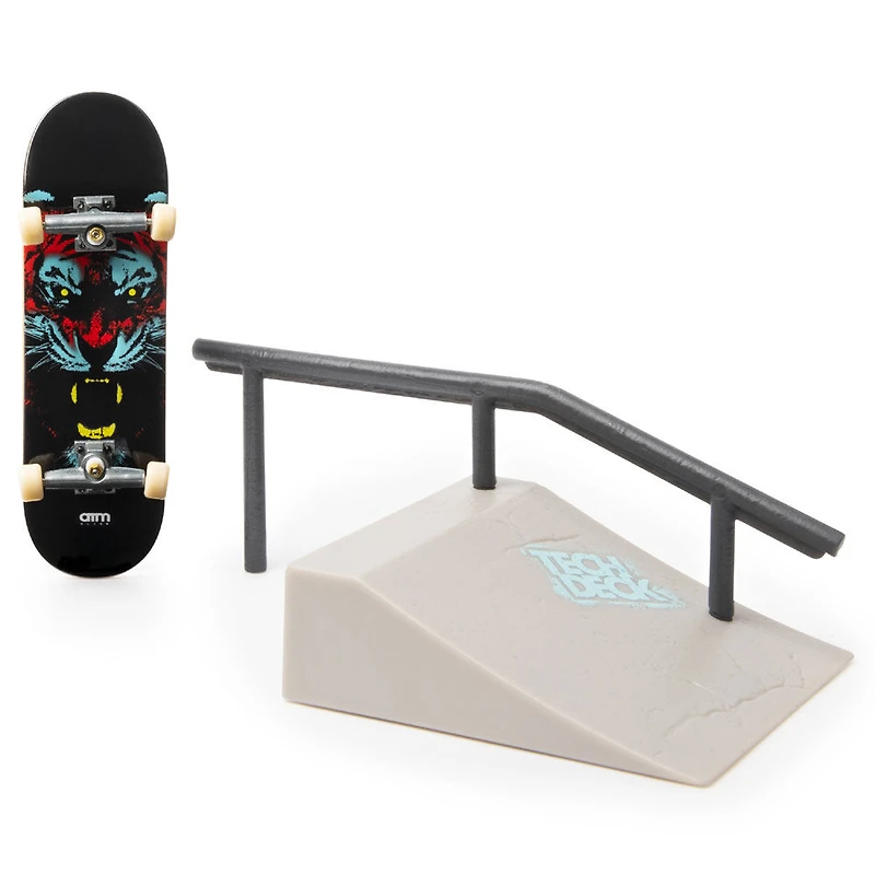 Tech Deck, Street Hits, Fingerboard ATM avec des rampes et des obstacles rail