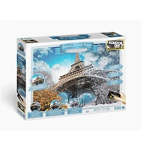 Scratch Off: Puzzles de la série été à hiver - Eiffel Tower (Paris) - 500 pièces