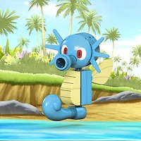 Mega Pokemon Horsea Construction Set with character figures (19 Pieces)