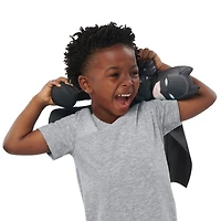 Jouet en Peluche Parlant de 45 cm (18 pouces) The Batman Bashin' Battler Batman avec Poitrine Eclairante et Expressions d'Action - Édition anglaise