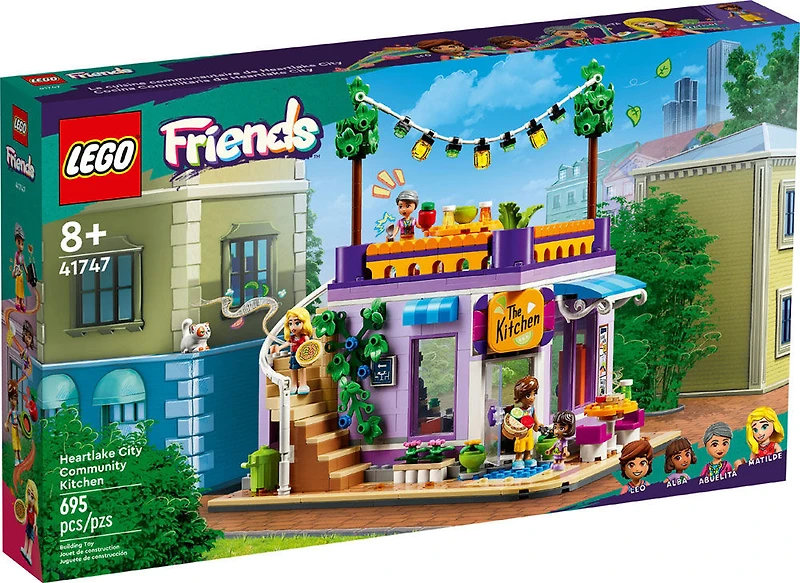 LEGO Friends La cuisine communautaire de Heartlake City 41747 Ensemble de jeu construction (695 pièces)