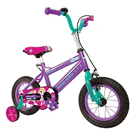 Vélo pour enfants Rugged Racer de 12 pouces avec roues d'entraînement - Licorne - Édition anglaise