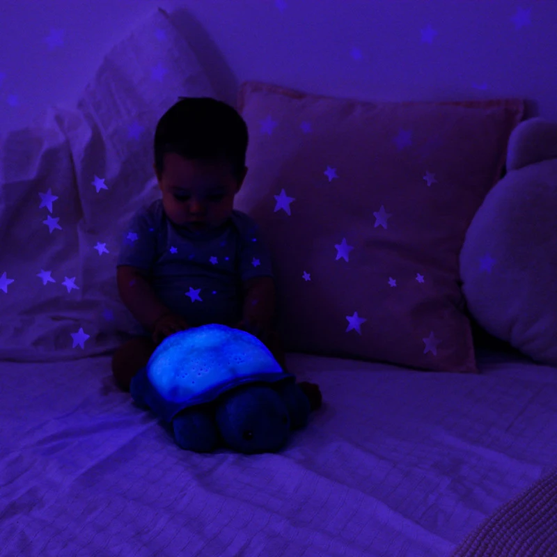 Twilight Turtle Classique Moka de Cloud b Veilleuse Constellations Tortue en Peluche
