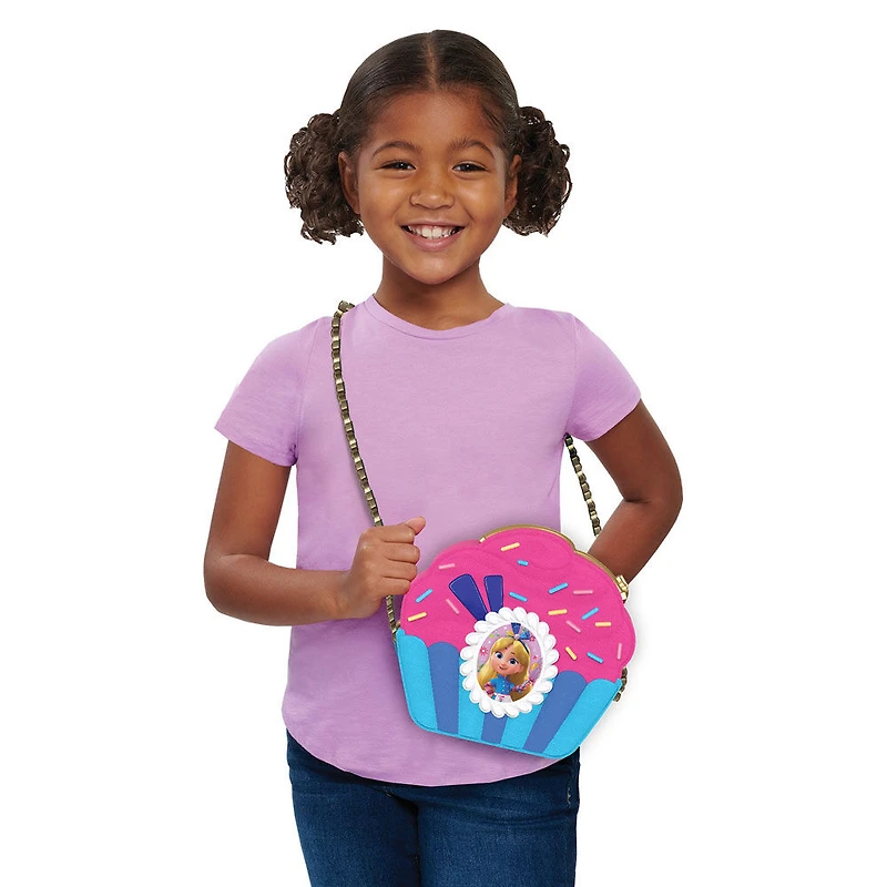 Ensemble de Sac de la Boulangerie d'Alice au Pays des Merveilles de Disney Junior avec Accessoires de Cuisine Jouets
