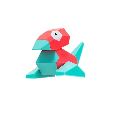 Ensemble de figurine de combat Pokémon - Porygon avec support