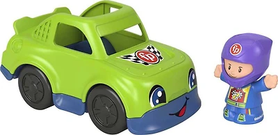 Fisher-Price Little People Voiture de course, véhicule à pousser