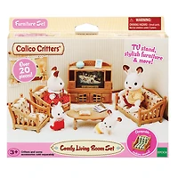 Calico Critters Comfy Living Room Set, Dollhouse Furniture and Accessories
