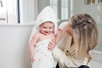 Lulujo - Serviette à capuche - Marguerites