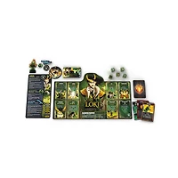 USAopoly Marvel Dice Throne 4-Hero Box (Scarlet Witch, Thor, Loki, Spider-Man) Jeu De Plateau - Édition anglaise
