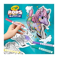 Ensemble d'activités de personnages gonflables Crayola POPS 3D, Licornes