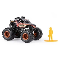 Monster Jam, Monster truck authentique Monster Mutt Rottweiler en métal moulé à l'échelle 1:64, série Ruff Crowd