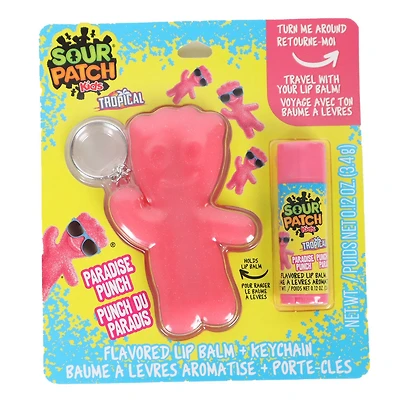 Baume à Lèvres avec Porte-Clés - Sour Patch Rose