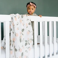 Couverture en mousseline de coton rouge Rovr biologique