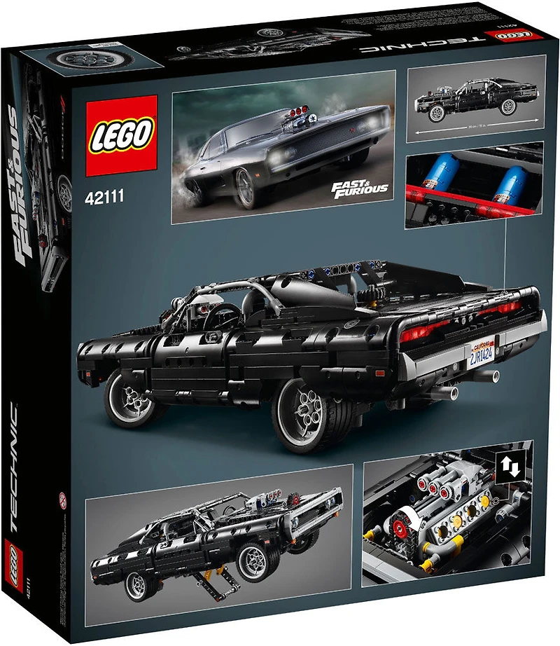 LEGO Technic La Dodge Charger de Dom 42111 (1077 pièces)