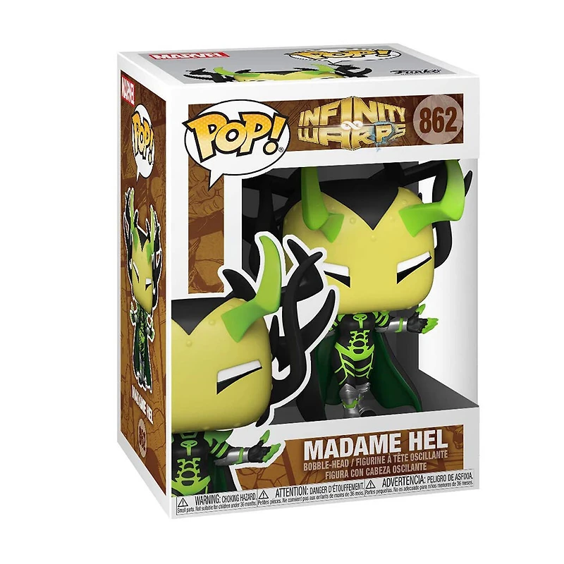 Figurine en Vinyle Madame Hel par Funko POP! Marvel: Infinity Warps