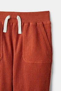 Pantalon Jogging Gauffré Brun RISE Little Earthling