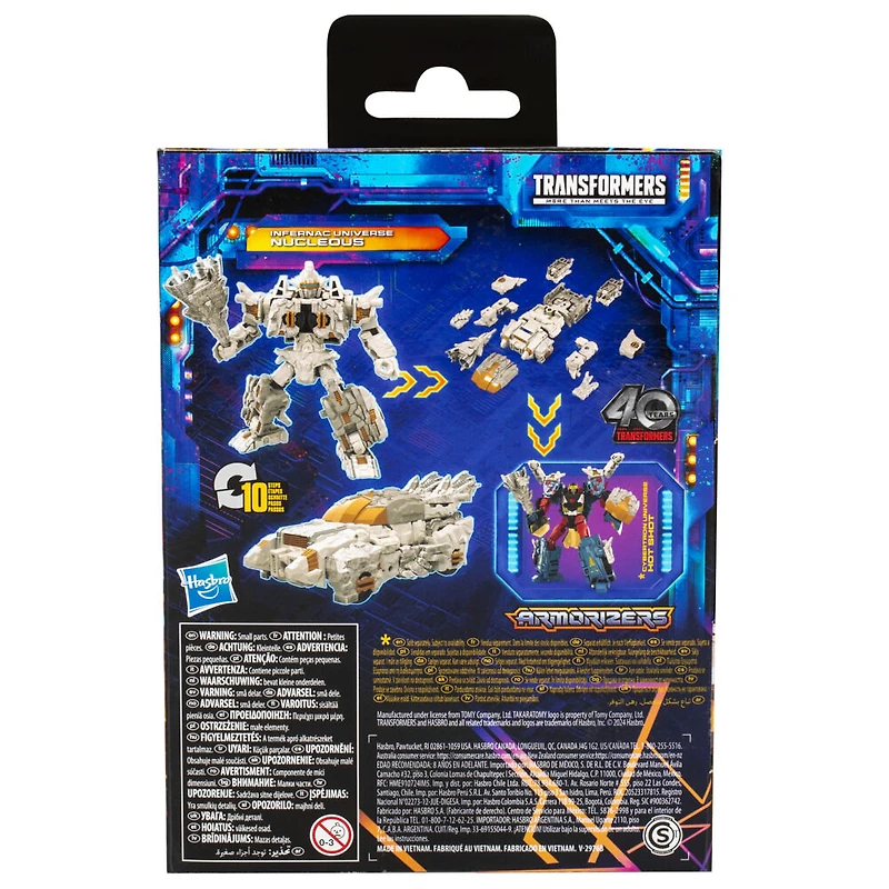 Transformers Legacy United Deluxe Class Infernac Universe Nucleous Action Figure