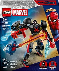 LEGO Marvel Miles Morales Mech vs. Spider-Man 2099 Building Toy for Kids, Ages 6+ - 76337
