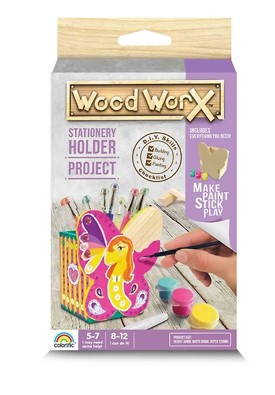Porte-crayons à assembler Wood WorX