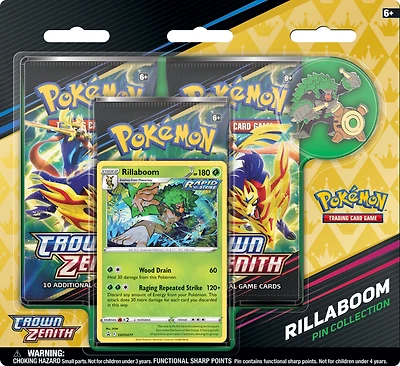 Collection d'Épinglettes Zénith Suprême Pokémon - Gorythmic - Édition anglaise