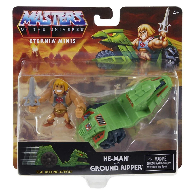 Masters of the Universe - Minis Eternia - Coffret He-Man et Ground Ripper