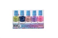CREATE IT! Galaxy Nail Polish Confetti 5-Pack Dis