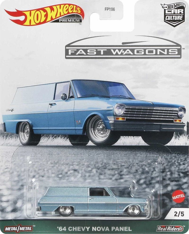 Hot Wheels - Véhicule '64 Chevy Nova Panel