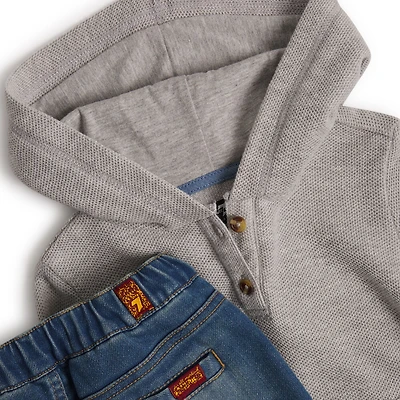 Fam 2 Piece Set     Heather Grey 