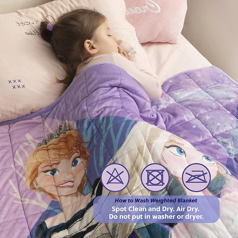 Couverture lestée pour enfants La Reine des neiges de Disney (40 x 60 pouces), 6 lb