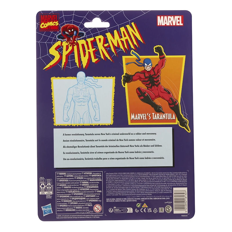 Hasbro Marvel Legends Series, Marvel's Tarantula, figurine de collection Spider-Man Legends de 15 cm