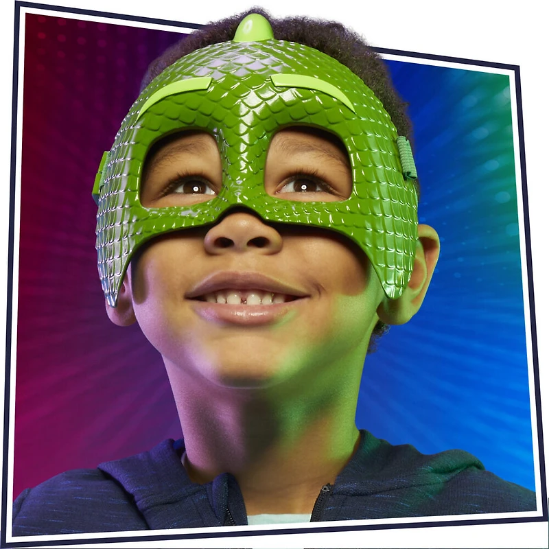 PJ Masks Hero Mask (Gekko) Preschool Toy, Dress-Up Costume Mask