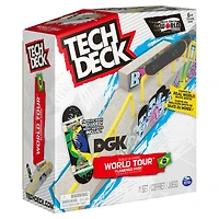 Tech Deck, Build-A-Park World Tour, Flamengo Park (Brazil), Ramp Set with Signature Fingerboard - English Edition