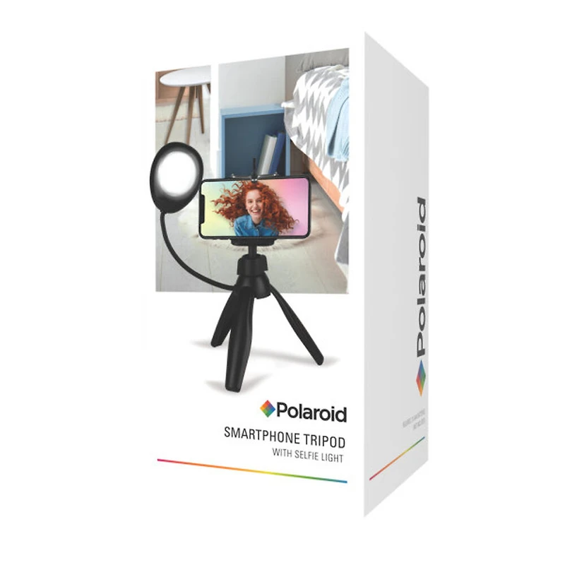 Tri-Pod pour selfie avec anneau lumineux