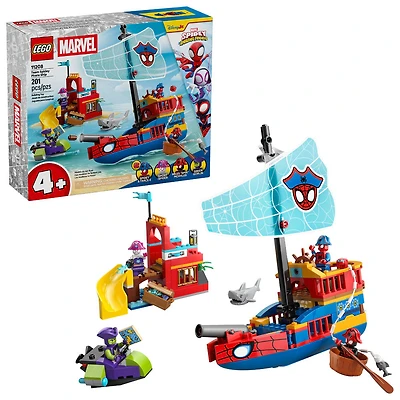 LEGO Marvel Spidey And His Amazing Friends Team Spidey Pirate Ship Kids Building Toy, Ages 4+ - 11208
