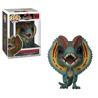 Figurine en vinyle Dilophosaurus de Jurassic Park par Funko POP! (Chase).