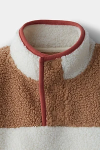 Chandail À Enfiler Bigarré Blanc RISE Little Earthling