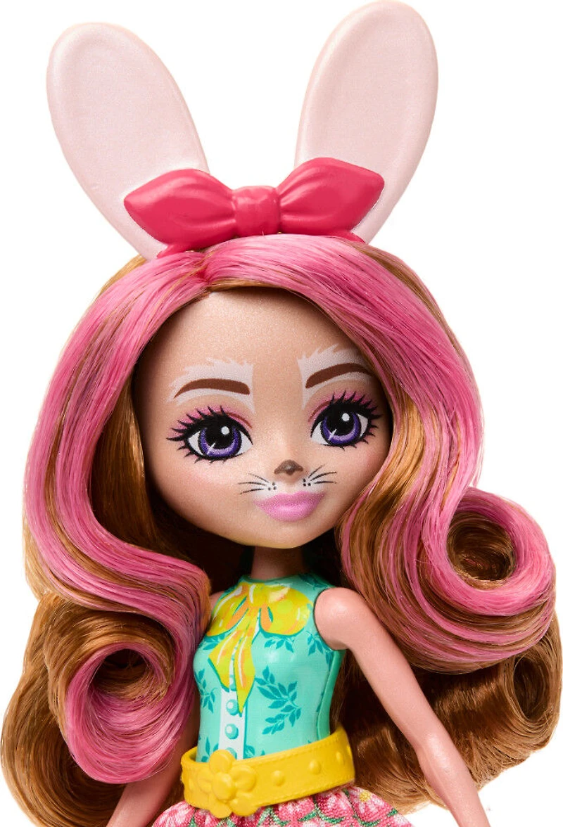 Enchantimals Poupée2 en 1 Lapin et Écureuil, 2animaux, access.