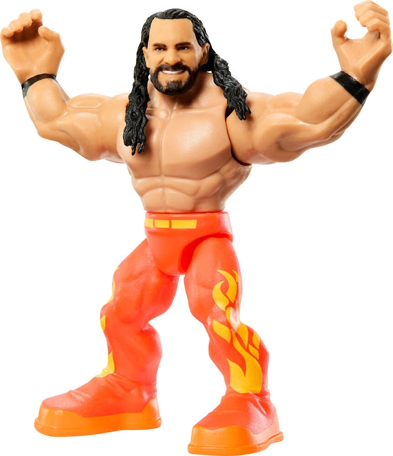 WWE Action Figure Knuckle Crunchers Seth Rollins with Battle Accessory