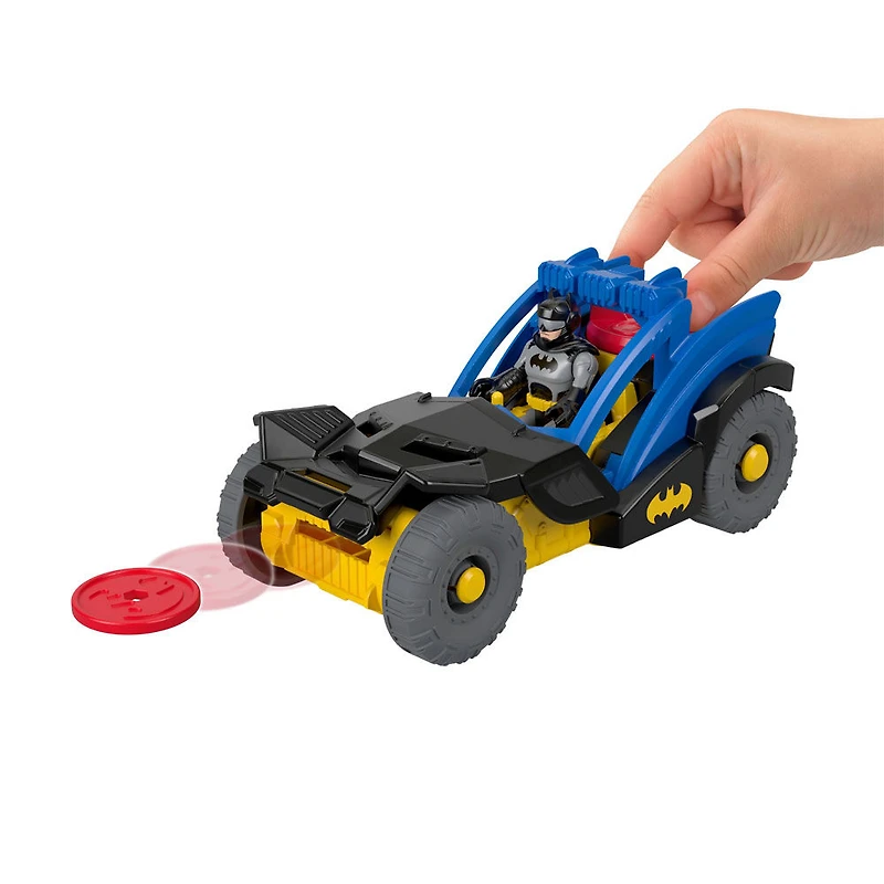 Figurine Batman et sa voiture de rallye Imaginext DC Super Friends de Fisher-Price