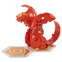 Bakugan Evolutions, Dragonoid (Rouge), Figurine articulée de 5,1 cm et carte à collectionner