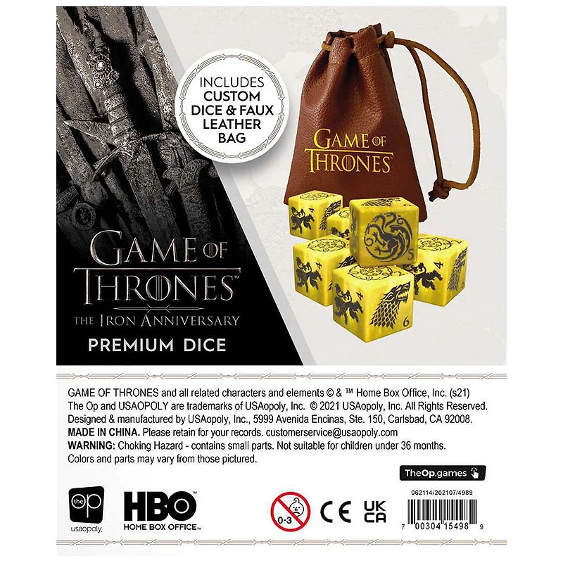 Game of Thrones Premium Dice Set - English Edition