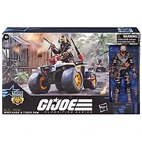 G.I. Joe Classified Series, 137 Tiger Force Wreckage et VTT Tiger Paw, pack de figurine et véhicule