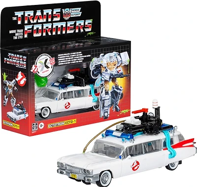 Transformers Ghostbusters Collaborative Mash Up! Ectotron Ecto-1 Action Figure