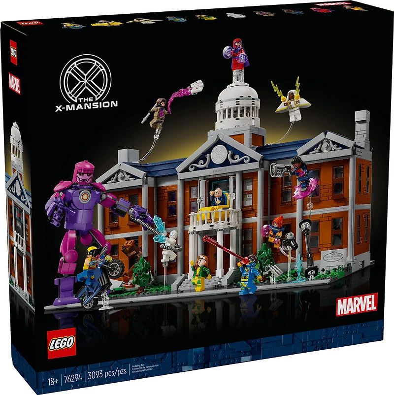 LEGO Marvel X-Men The X-Mansion Building Set - Marvel Collectibles DIY Craft Kit for Adults - 76294